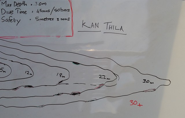 Dive site map