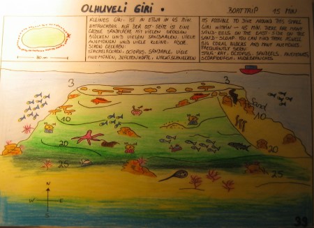 Dive site map