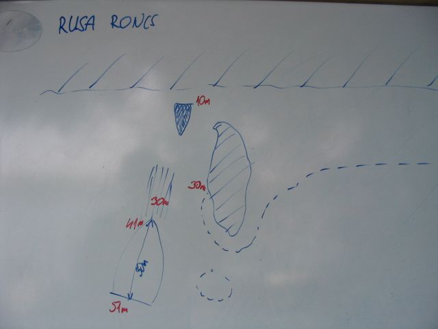 Dive site map