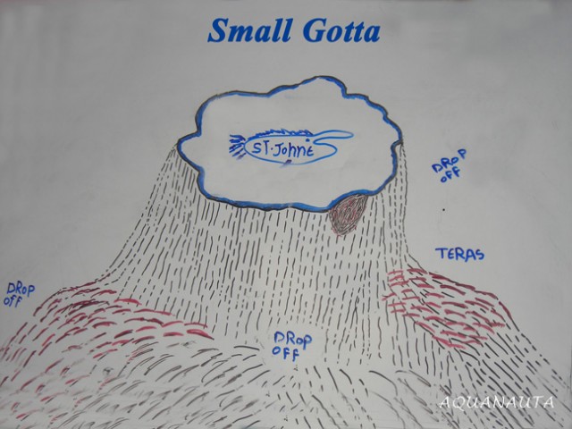 Dive site map