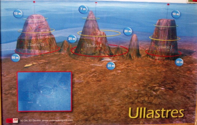 Dive site map